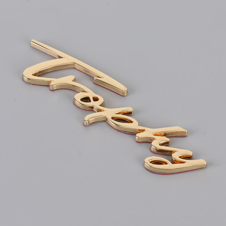 Car TROPHY Personalized Aluminum Alloy Decorative Stickers, Size: 11.5x2.5x0.35cm (Gold) by buy2fix