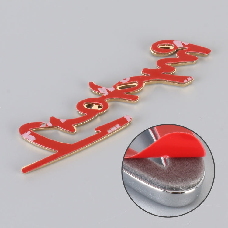 Car TROPHY Personalized Aluminum Alloy Decorative Stickers, Size: 11.5x2.5x0.35cm (Gold) by buy2fix
