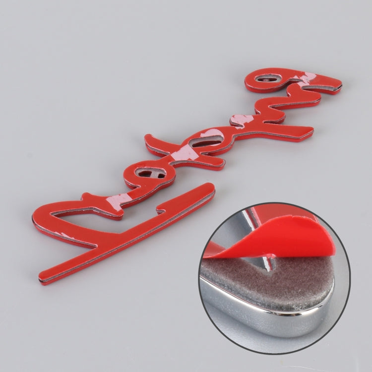Car TROPHY Personalized Aluminum Alloy Decorative Stickers, Size: 11.5x2.5x0.35cm (Red) by buy2fix