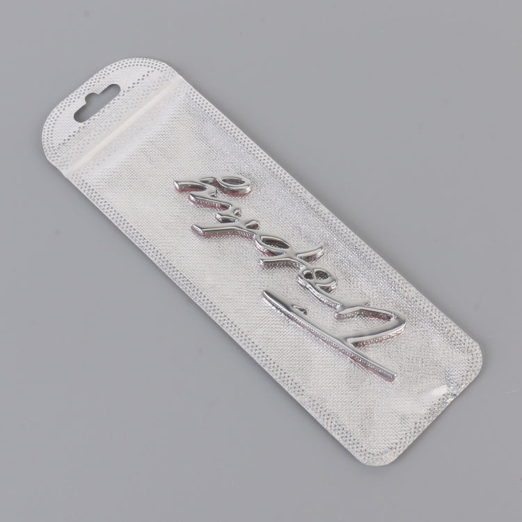 Car TROPHY Personalized Aluminum Alloy Decorative Stickers, Size: 11.5x2.5x0.35cm (Silver) by buy2fix
