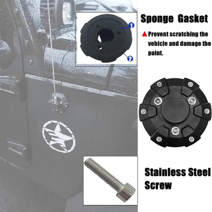 Car Antenna Base Mount Accessories for Jeep Wrangler by buy2fix