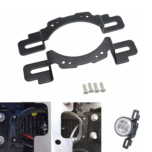 For Jeep Wrangler JK 2007-2017 Car Front Bumper Fog Light Mounting Bracket - Car Light Accessories by buy2fix | Online Shopping UK | buy2fix