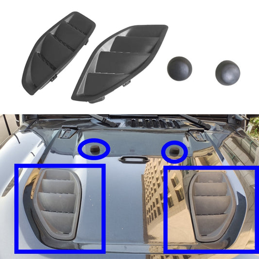 For Jeep Wrangler JK 2007-2017 Car Hood Trim Panel + Hood Ball Head Set by buy2fix