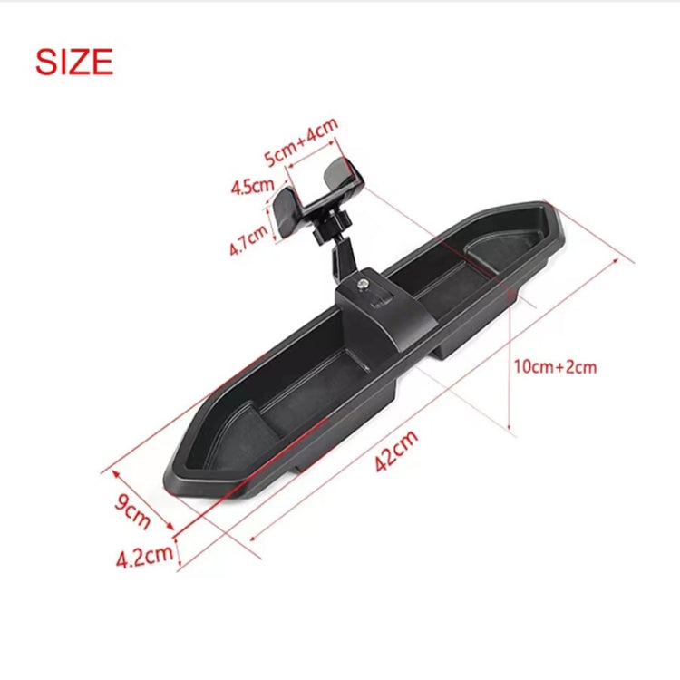 For Jeep Wrangler JL / JT 2018 Car Modified Dashboard Storage Box with Phone Navigation Bracket by buy2fix