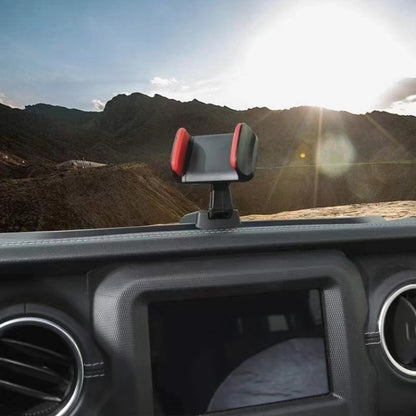 For Jeep Wrangler JL / JT 2018 Car Modified Dashboard Storage Box with Phone Navigation Bracket by buy2fix