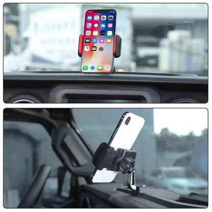 For Jeep Wrangler JL / JT 2018 Car Modified Dashboard Storage Box with Phone Navigation Bracket by buy2fix