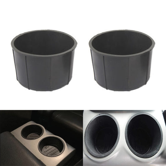 For Ford F150 2009-2014 2pcs Car Rear Console Water Cup Holder by buy2fix