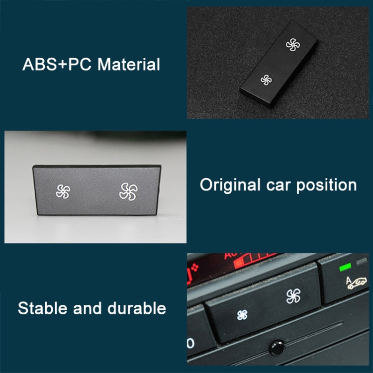 For BMW 3 Series E84 E90 F25 X3 Car Air Conditioner Panel Switch Button Air Volume Key 6411 9344 143-MA by buy2fix