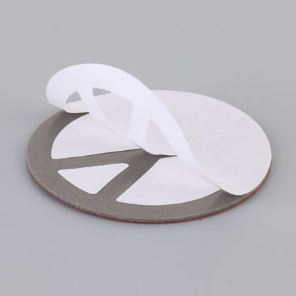 Car No Smoking Sign Personalized Aluminum Alloy Decorative Sticker, Size: 5 x 0.33cm (Silver) by buy2fix