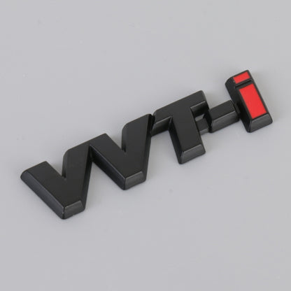 Car WT-i Personalized Aluminum Alloy Decorative Stickers, Size:7.5 x 2cm (Black) by buy2fix