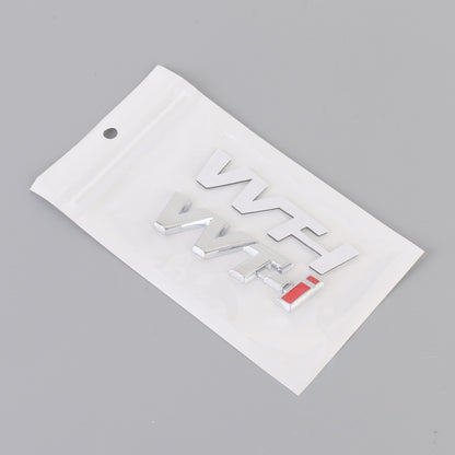 Car WT-i Personalized Aluminum Alloy Decorative Stickers, Size:7.5 x 2cm (Silver) by buy2fix