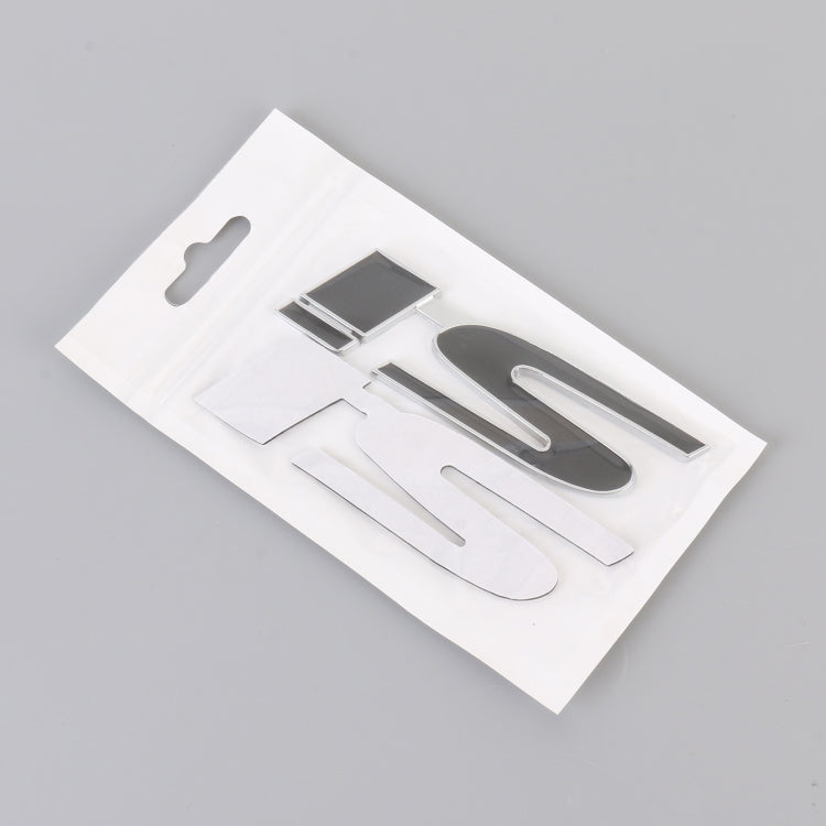 Car Si Metal Stickers Personalized Aluminum Alloy Decorative Stickers, Size:10 x 3cm (Black) by buy2fix