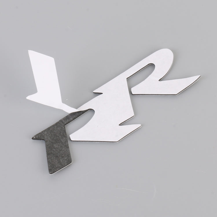 Car Dual R Personalized Aluminum Alloy Decorative Stickers, Size:11 x 3.5cm (Red + Black) by buy2fix