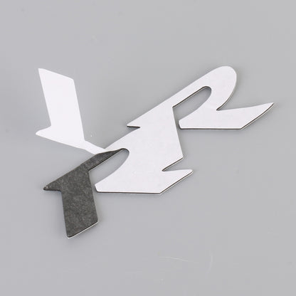 Car Dual R Personalized Aluminum Alloy Decorative Stickers, Size:11 x 3.5cm (Red + Black) by buy2fix