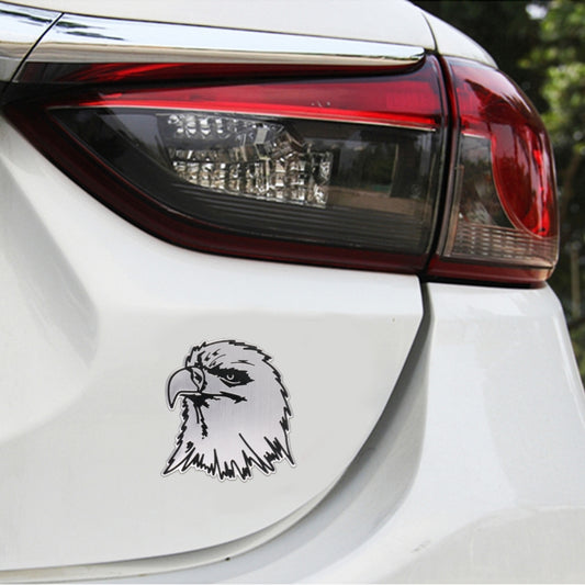 Car Owl Metal Stickers Personalized Aluminum Alloy Decorative Stickers, Size:8 x 7.5cm by buy2fix