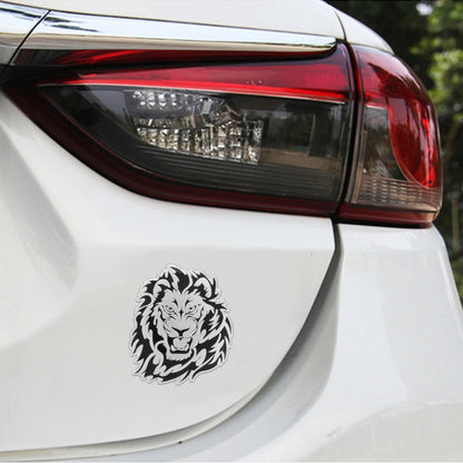 Car Lion Metal Stickers Personalized Aluminum Alloy Decorative Stickers, Size:8 x 7.5cm by buy2fix