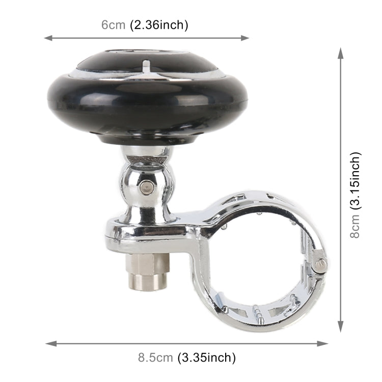 YI-71 Car Steering Wheel Booster Ball Car Power Handle (Black) by buy2fix