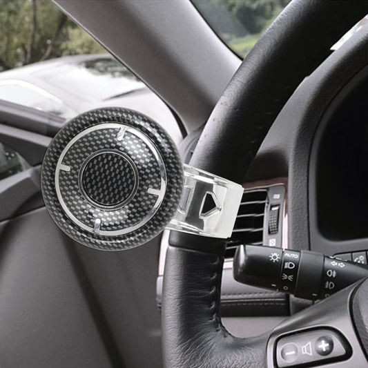 YI-71 Car Steering Wheel Booster Ball Car Power Handle (Carbon Fiber Black) by buy2fix