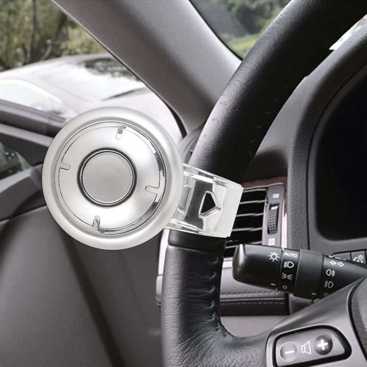 YI-71 Car Steering Wheel Booster Ball Car Power Handle (Silver Grey) by buy2fix