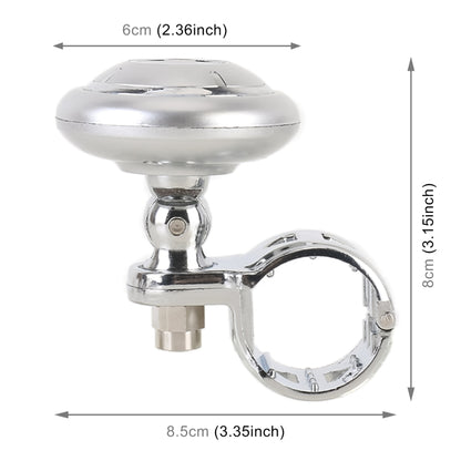 YI-71 Car Steering Wheel Booster Ball Car Power Handle (Silver Grey) by buy2fix