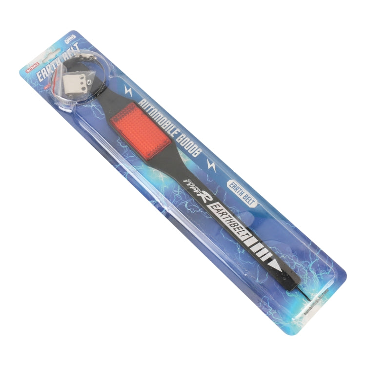 Car Anti Static Strap Earth Belt Reflector (Red) by buy2fix