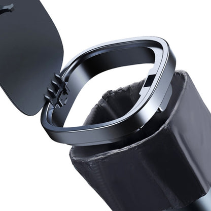 Car Center Armrest Storage Box Push-type Trash Can with Lid by buy2fix