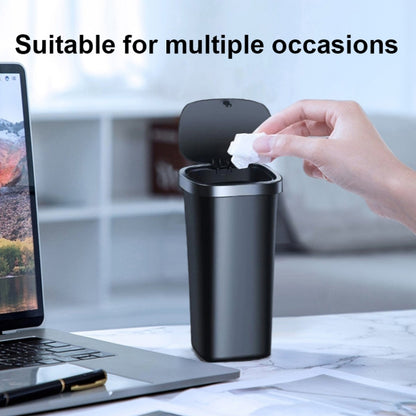 Car Center Armrest Storage Box Push-type Trash Can with Lid by buy2fix