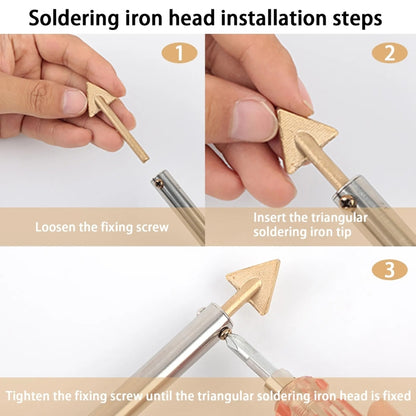 100W Electric Soldering Iron Plastic Welding Machine Car Bumper Repair Plier, EU Plug (Blue) by buy2fix