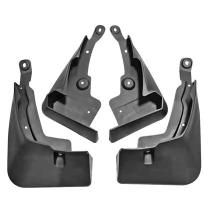 For Toyota RAV4 2019 4pcs/Set Car Auto Soft Plastic Splash Flaps Fender Guard with Pedal by buy2fix