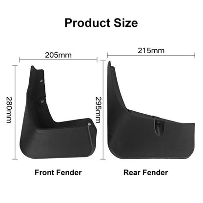 For Suzuki VITARA 2016-2019 4pcs/Set Car Auto Soft Plastic Splash Flaps Fender Guard by buy2fix