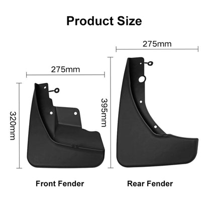 For Jeep Grand Cherokee 2011-2021 4pcs/Set Car Auto Soft Plastic Splash Flaps Fender Guard by buy2fix