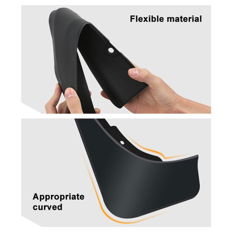 For Jeep Grand Cherokee 2011-2021 4pcs/Set Car Auto Soft Plastic Splash Flaps Fender Guard by buy2fix