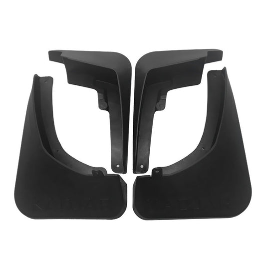 For Renault Kadjar 2016-2019 4pcs/Set Car Auto Soft Plastic Splash Flaps Fender Guard - Mudguards by buy2fix | Online Shopping UK | buy2fix