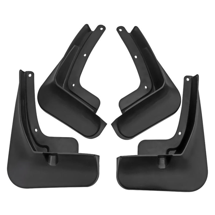 For Hyundai Santa Fe 2019-2021 4pcs/Set Car Auto Soft Plastic Splash Flaps Fender Guard - Mudguards by buy2fix | Online Shopping UK | buy2fix