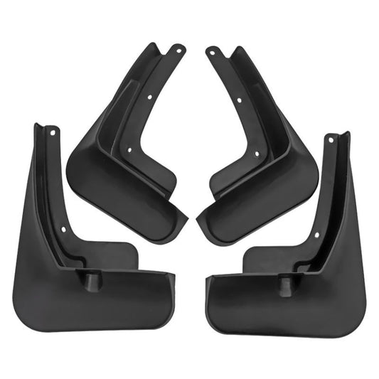 For Hyundai Santa Fe 2019-2021 4pcs/Set Car Auto Soft Plastic Splash Flaps Fender Guard - Mudguards by buy2fix | Online Shopping UK | buy2fix
