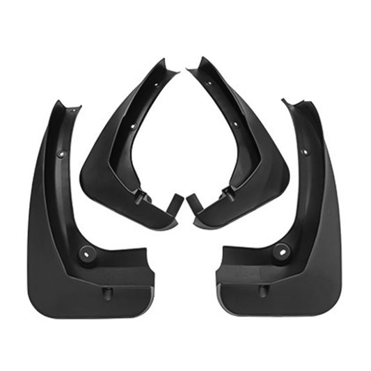 For BMW X3 F25 without Pedals 2011-2017 4pcs/Set Car Auto Soft Plastic Splash Flaps Fender Guard - Mudguards by buy2fix | Online Shopping UK | buy2fix