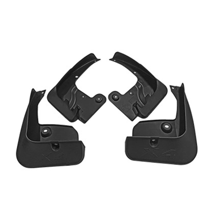 For BMW X4 M Sports F26 2014-2018 4pcs/Set Car Auto Soft Plastic Splash Flaps Fender Guard by buy2fix
