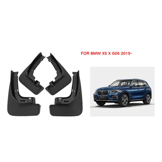 For BMW X5 X G05 2019-2023 4pcs/Set Car Auto Soft Plastic Splash Flaps Fender Guard - Mudguards by buy2fix | Online Shopping UK | buy2fix