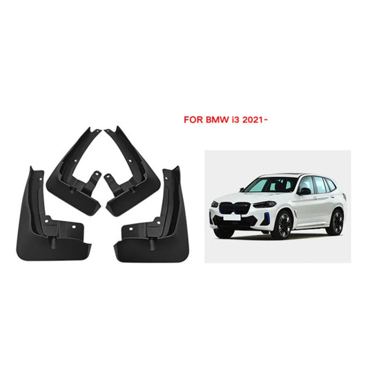 For BMW iX3 Electric 2021-2022 4pcs/Set Car Auto Soft Plastic Splash Flaps Fender Guard - Mudguards by buy2fix | Online Shopping UK | buy2fix