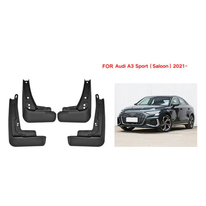 For Audi A3 Sedan Sport 2021 4pcs/Set Car Auto Soft Plastic Splash Flaps Fender Guard by buy2fix