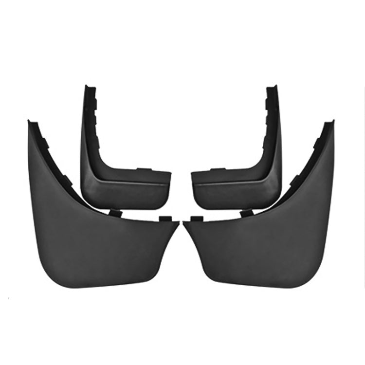 For Mercedes-Benz Smart 2009-2015 4pcs/Set Car Auto Soft Plastic Splash Flaps Fender Guard by buy2fix
