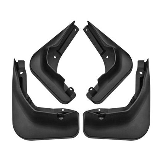 For Mercedes-Benz A-class Hatchback 2013-2018 4pcs/Set Car Auto Soft Plastic Splash Flaps Fender Guard - Mudguards by buy2fix | Online Shopping UK | buy2fix
