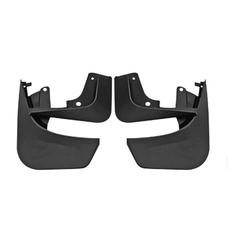 For Mercedes-Benz Smart 4-door 2016-2021 4pcs/Set Car Auto Soft Plastic Splash Flaps Fender Guard by buy2fix