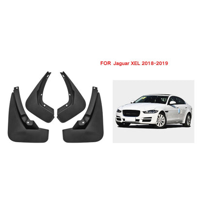 For Jaguar XEL 2018-2019 4pcs/Set Car Auto Soft Plastic Splash Flaps Fender Guard by buy2fix
