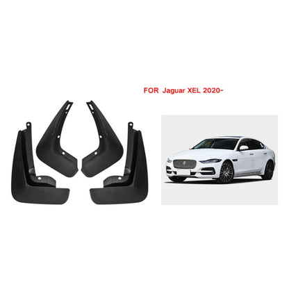 For Jaguar XEL 2020 4pcs/Set Car Auto Soft Plastic Splash Flaps Fender Guard by buy2fix