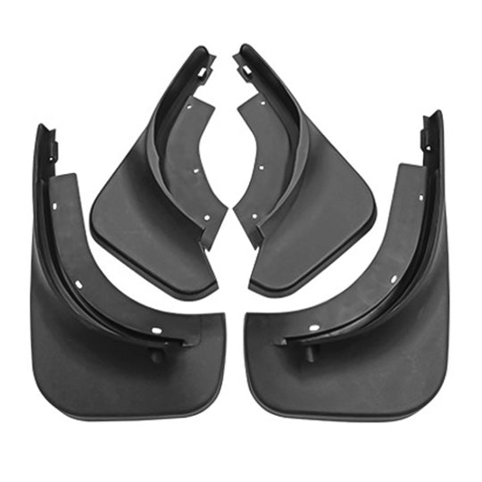 For Volkswagen Touareg 2005-2010 4pcs/Set Car Auto Soft Plastic Splash Flaps Fender Guard, without Wheel Eyebrow