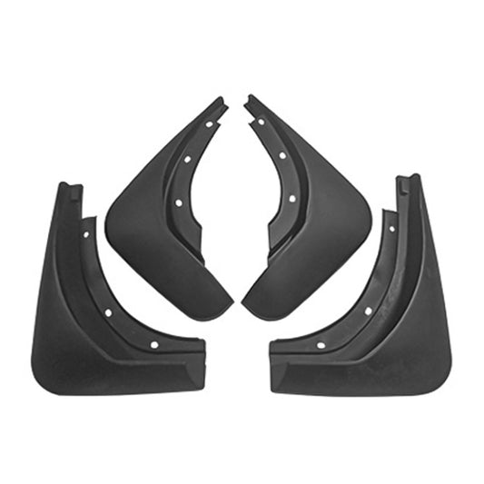 For Volkswagen Scirocco 2009-2016 4pcs/Set Car Auto Soft Plastic Splash Flaps Fender Guard - Mudguards by buy2fix | Online Shopping UK | buy2fix