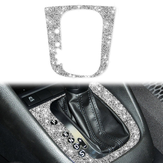 Car Gear Adjustment B Diamond Decoration Cover Sticker for Volkswagen Golf 6 2008-2012, Left-hand Drive by buy2fix