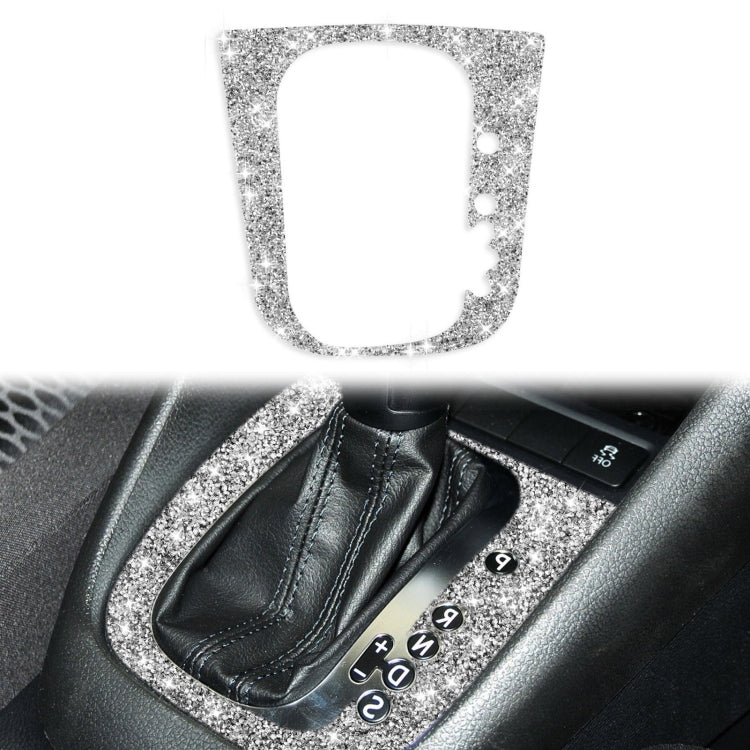 Car Gear Adjustment B Diamond Decoration Cover Sticker for Volkswagen Golf 6 2008-2012, Right-hand Drive by buy2fix