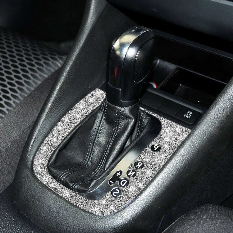 Car Gear Adjustment B Diamond Decoration Cover Sticker for Volkswagen Golf 6 2008-2012, Right-hand Drive by buy2fix
